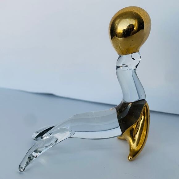 Studio Art Glass Sea Lion Figurine - Picture 3 of 7